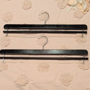 Black Wooden Pant Hangers